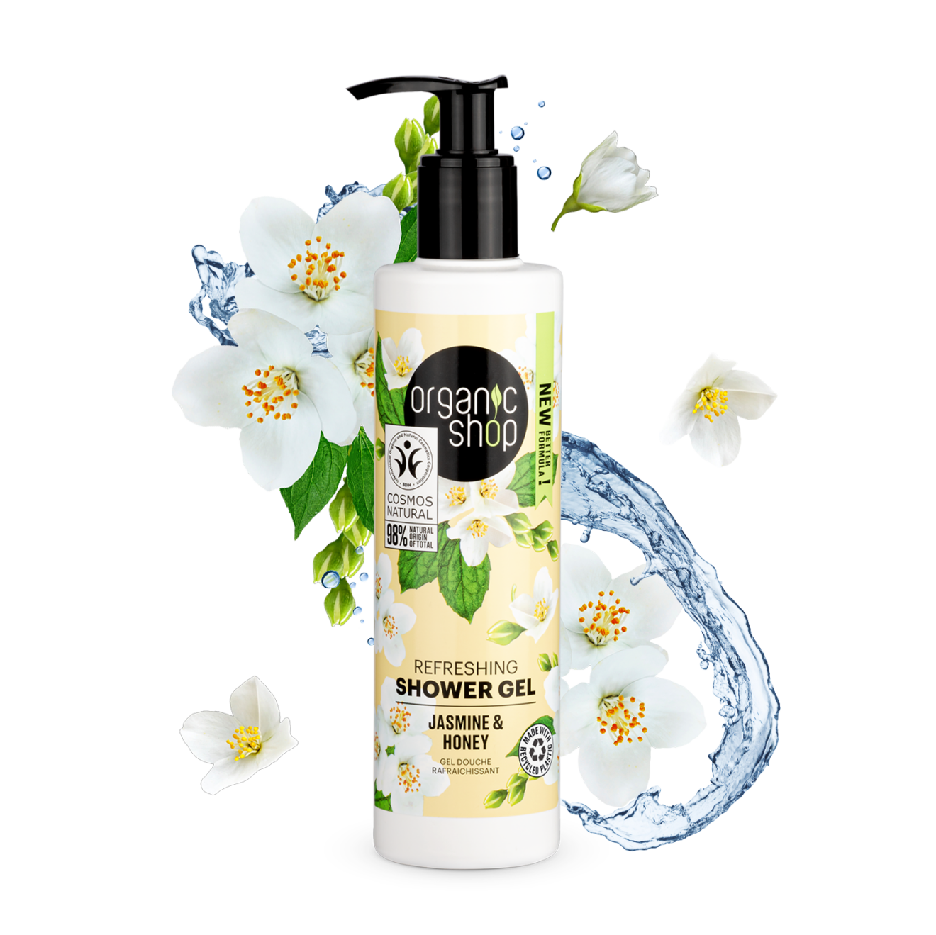 Gel Douche éclaircissant Bismid Milk And Honey 800ml - Lait Et Miel, Hydratant, Nigeria